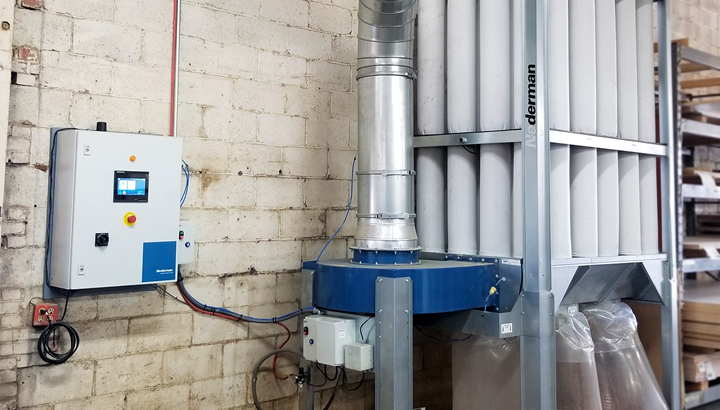 S-Series enclosureless dust collector