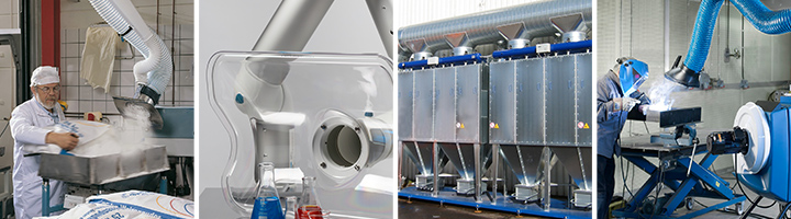 Soluções Nederman para pó e fumos