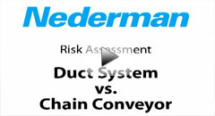 duct system vs chain conveyor