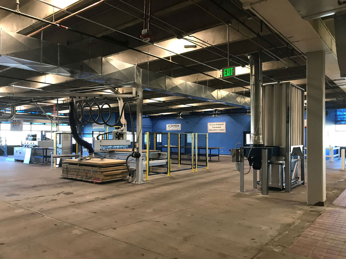 dust collection at the MiLL Colorado springs