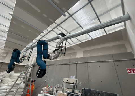 ductería para polvos ligeros