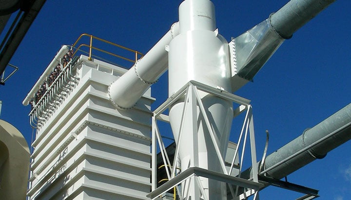 Cyklonowe separatory wstępne