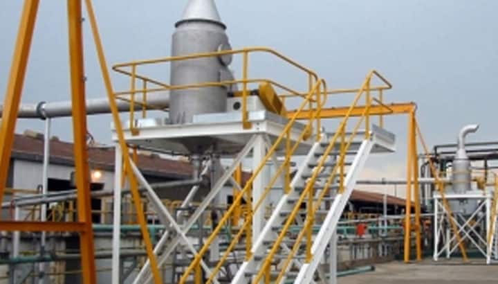 Dynamic Wet Scrubber with wetted fan