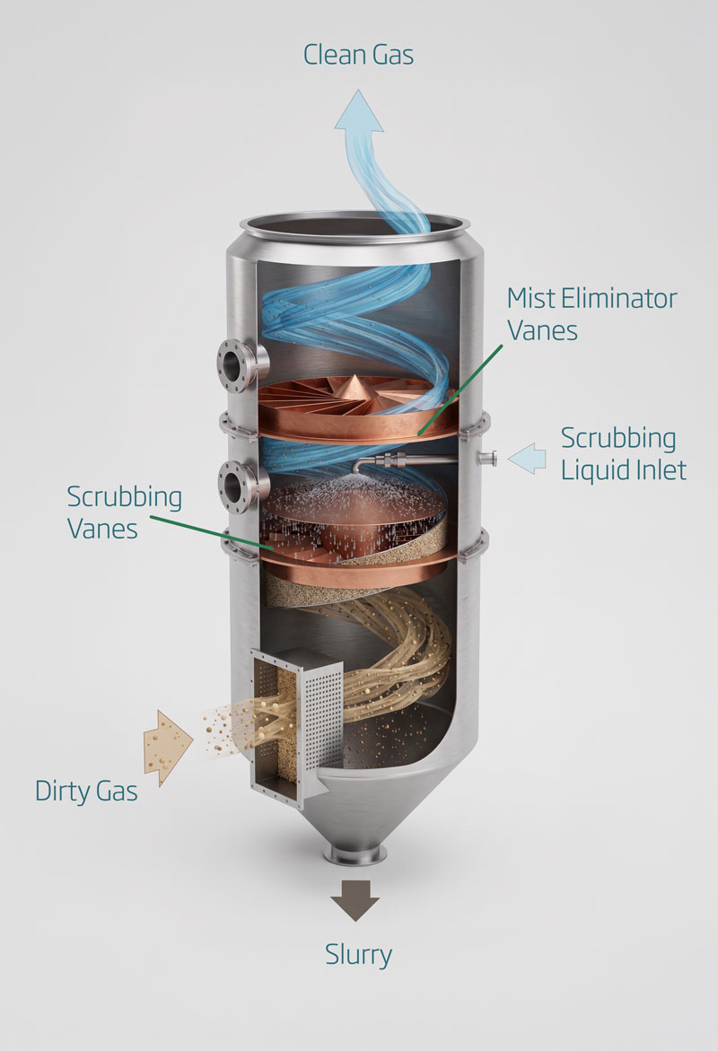 Mikro-vane-wet-scrubber-drawing