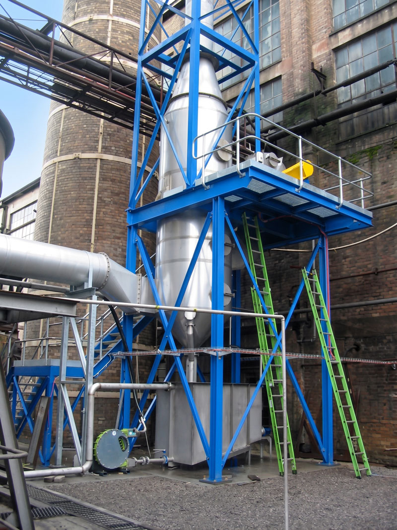 Mikro-vane-wet-scrubber