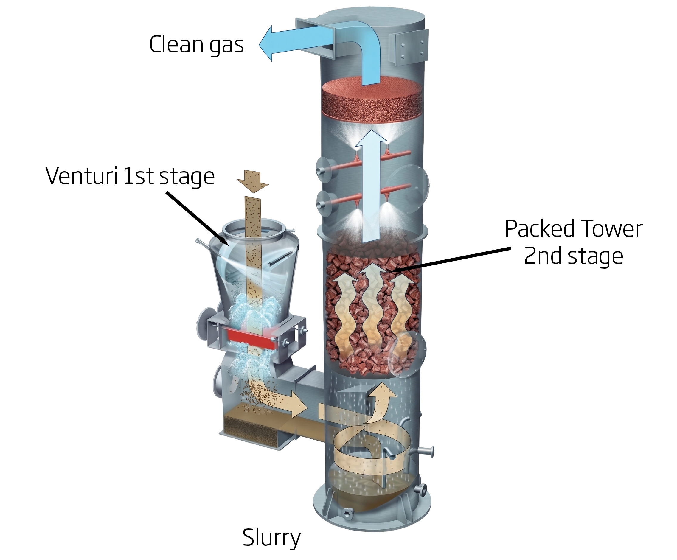 Two Stage Wet Scrubber