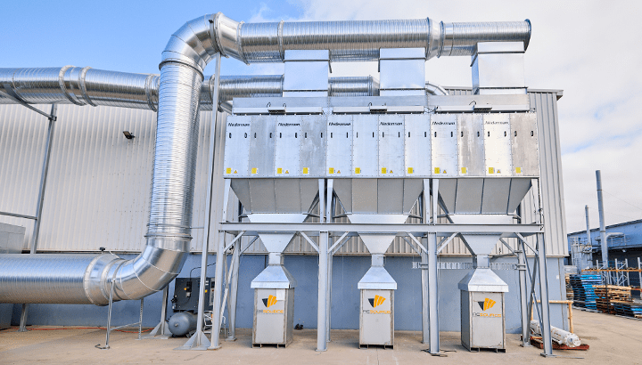 Recycling factory installation