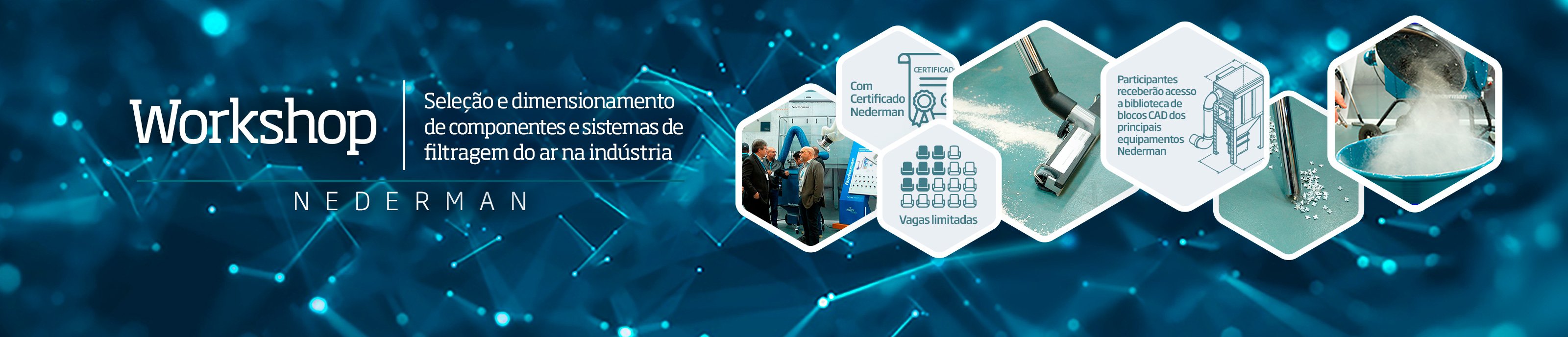 Workshop | Seleção e dimensionamento de componentes e sistemas de filtragem do ar na indústria
