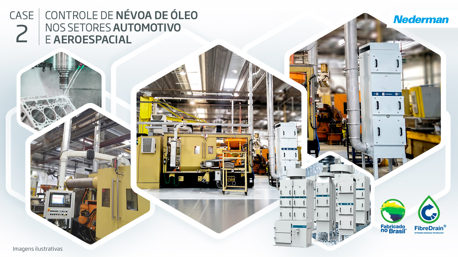 Case 2 | Controle de névoa de óleo  nos setores automotivo  e aeroespacial