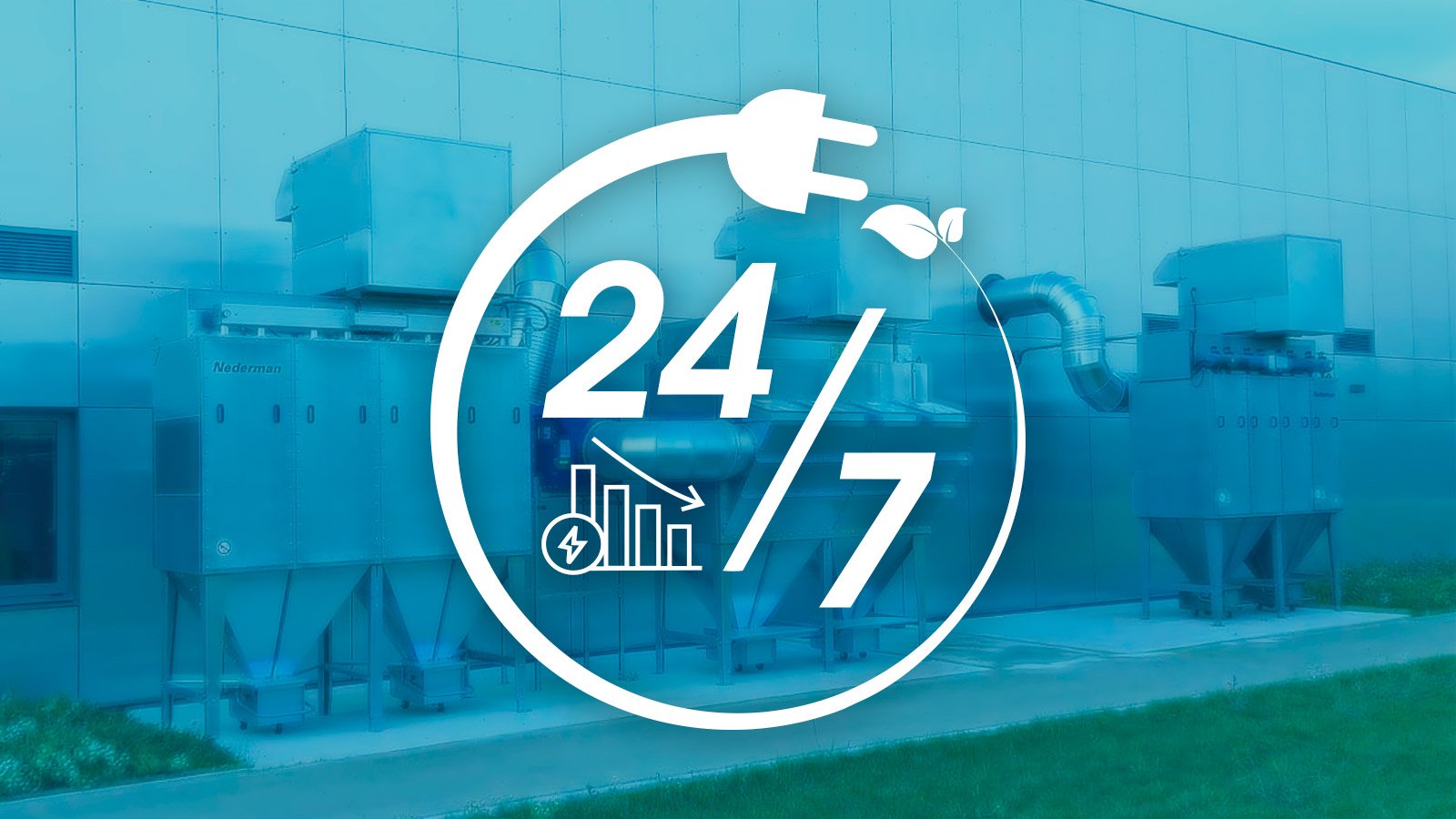 Eficiência energética em sistemas de exaustão industrial | Saiba mais | Nederman