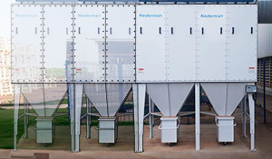 Geralmente os filtros cartuchos são montados em unidades modulares, para facilitar a manutenção e substituição. | Saiba mais | Nederman