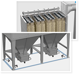 Equipamento menor + área filtrante: mudamos a geometria dos elementos filtrantes para maior eficiência, ou seja, agora podemos reduzir os módulos dos filtros, o que otimiza o ‘footprint’.