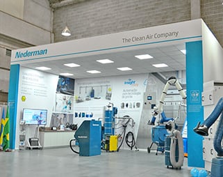 Preencha o formulário e agende sua visita! Showroom Nederman