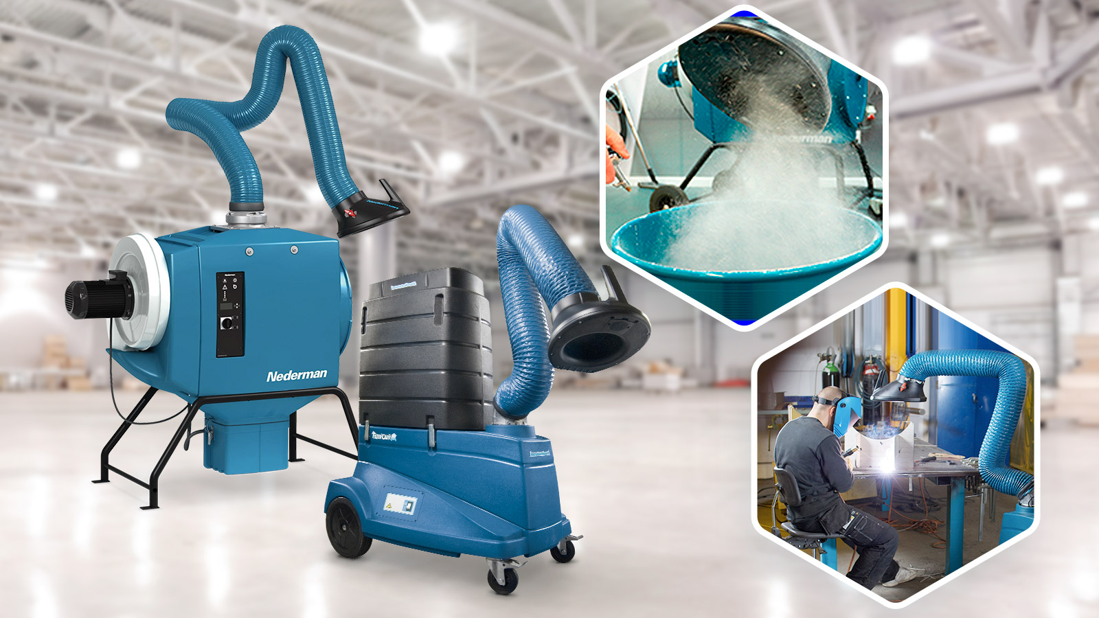 Equipamentos móveis para extração e filtragem de fumos e poeiras diretamente na fonte. Solução prática, eficiente e fácil de movimentar para diferentes aplicações industriais. Saiba mais.