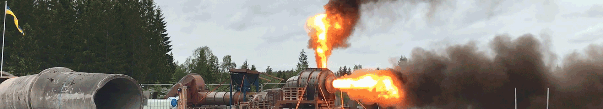 Explosion Isolaton Flap Valve test site