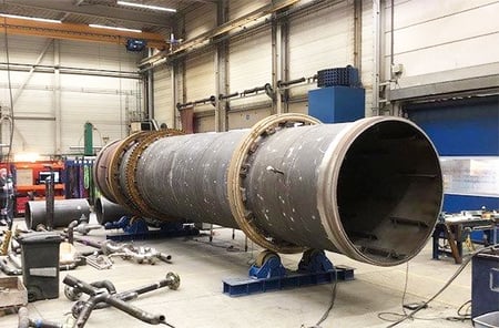 welding and cutting installation set up 