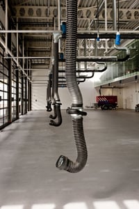 Uitlaatgas brandweer