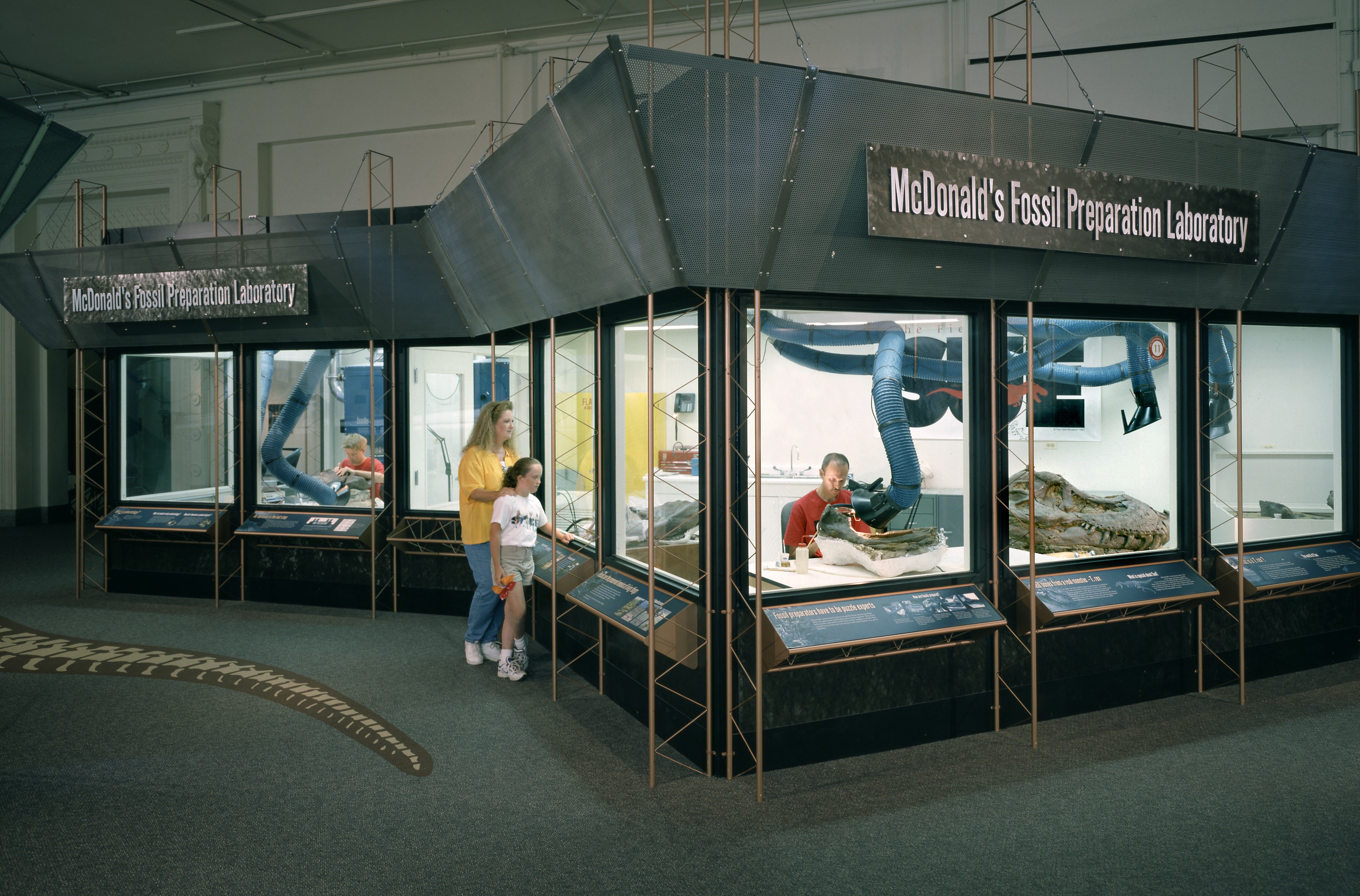 McDonald’s Fossil Preparation Lab at the Field Museum