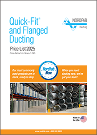 Liste de prix des conduits Nordfab