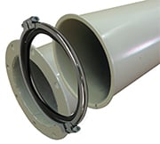 Nordfab Mild Steel duct and clip