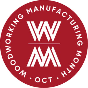 Woodworking Manufacturing Month logo