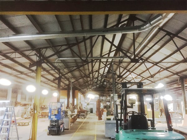 Ducting system Darra joinery