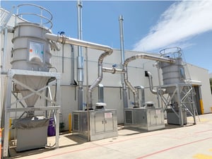 HVAC dust extraction system