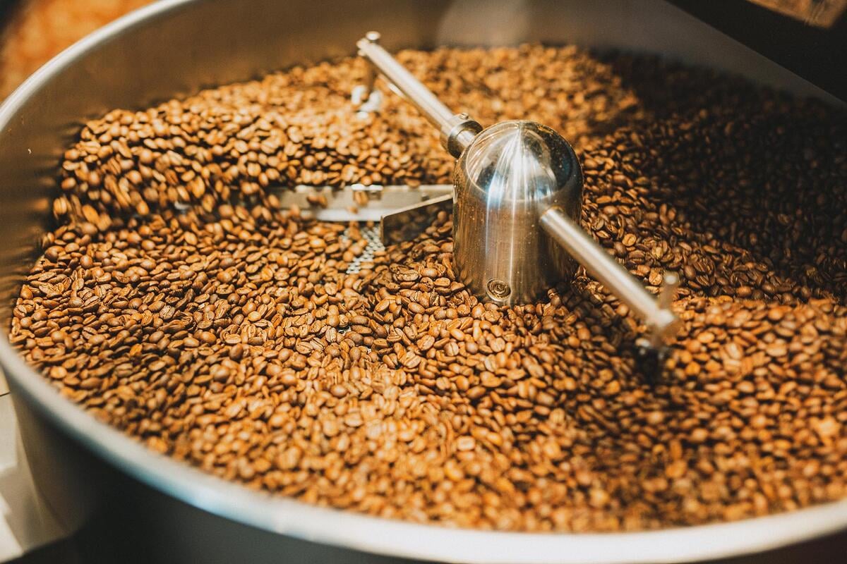 Roasted coffee
