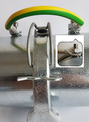 Nordfab duct earth connection