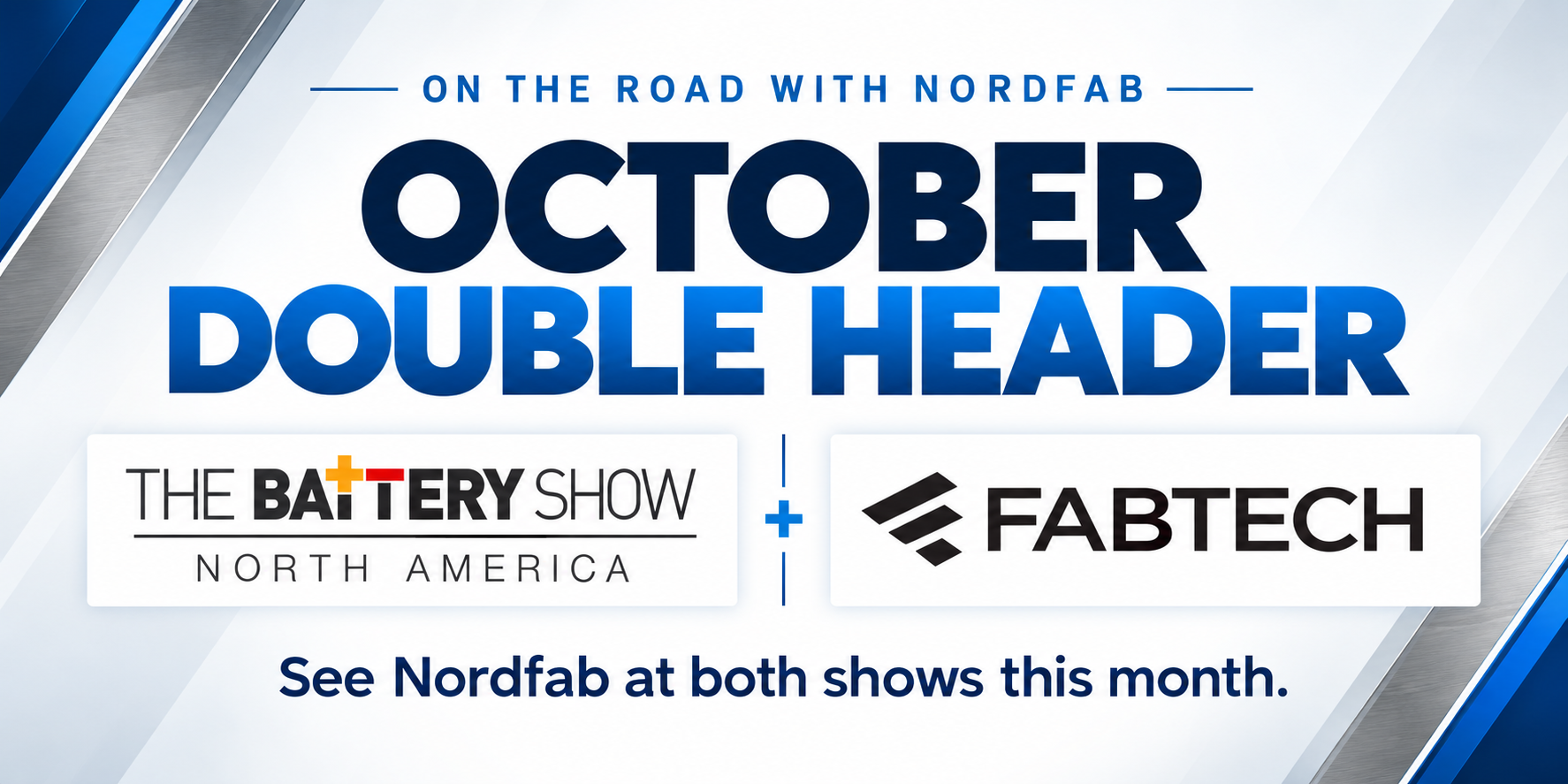 Nordfab’s October trade show double header