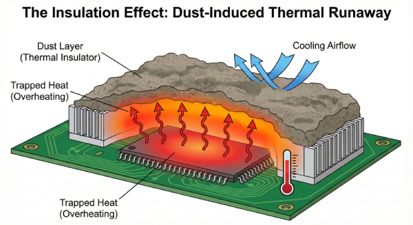 dust accumulation