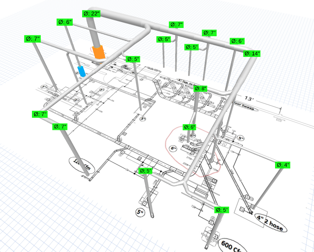 Nordfab QFV Duct Installation 3D Design