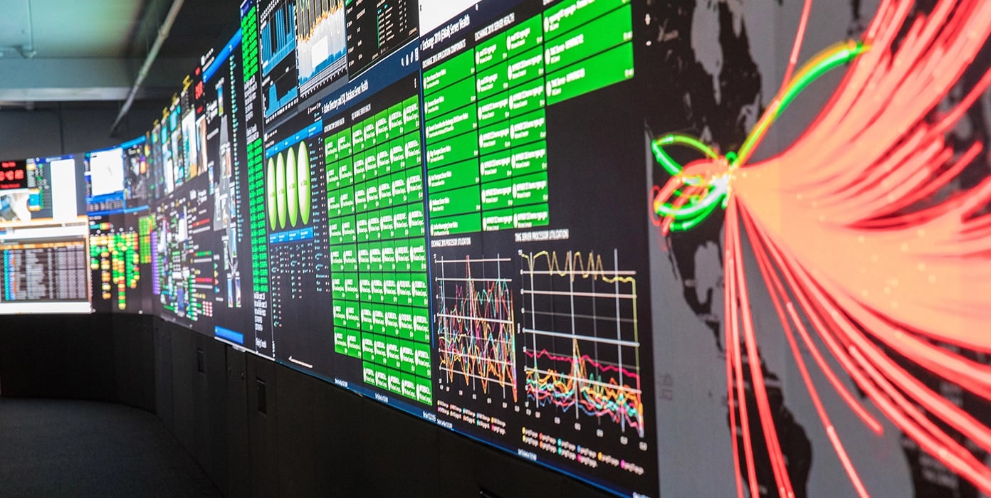 Screen view of Monitoring and Diagnostic Center 