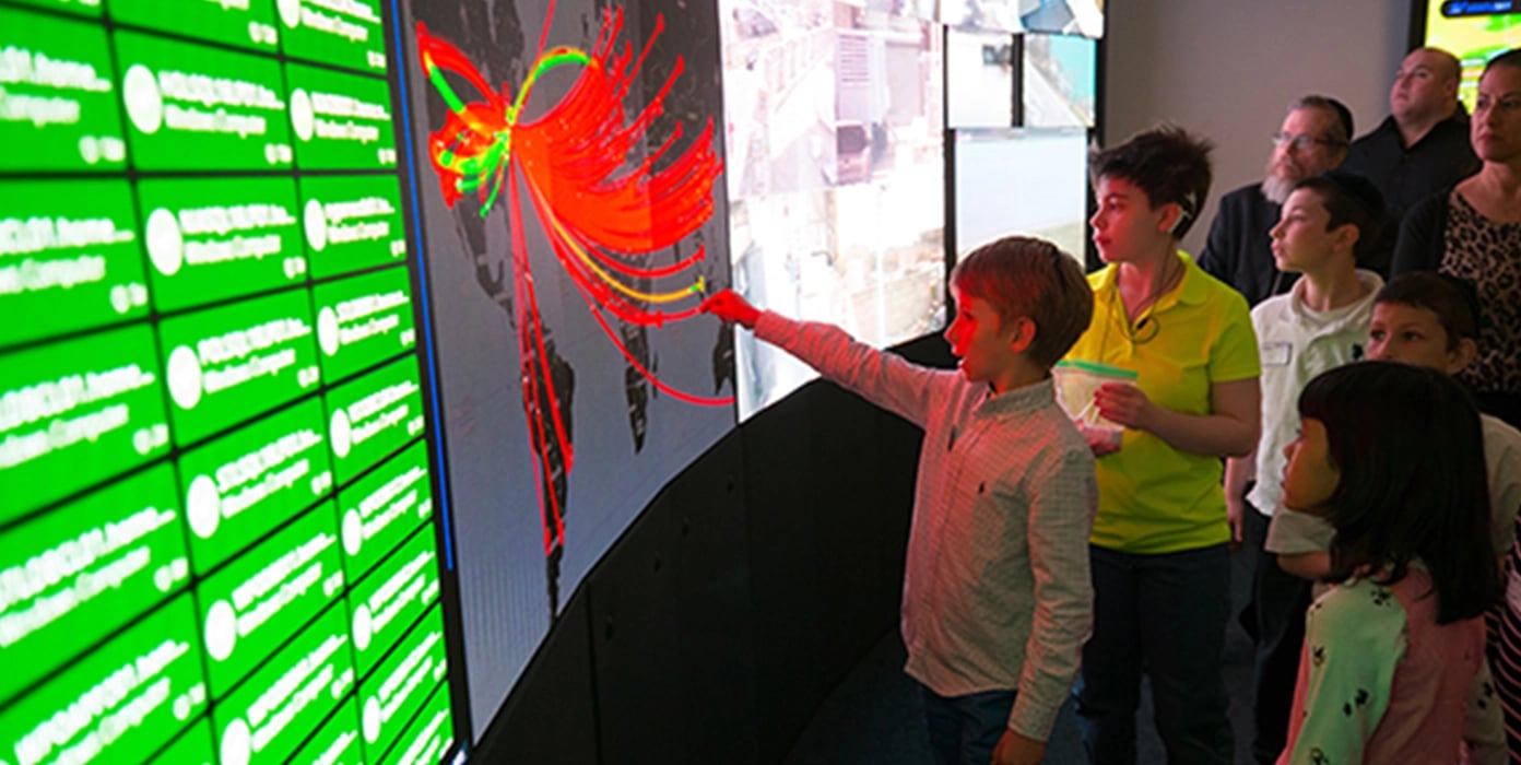 Young Children visit at Integrated Smart Operations Center 