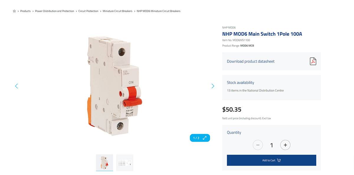 Product Details View