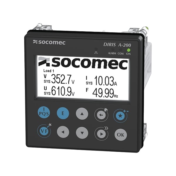 Socomec DIRIS A-200 Quick Connect Power Quality Meter
