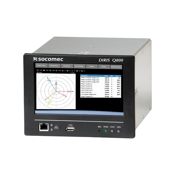 Socomec Digiware Q-800 Advanced Power Quality Analyser