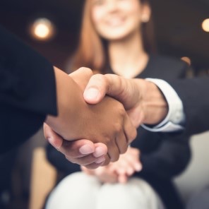 People shaking hands