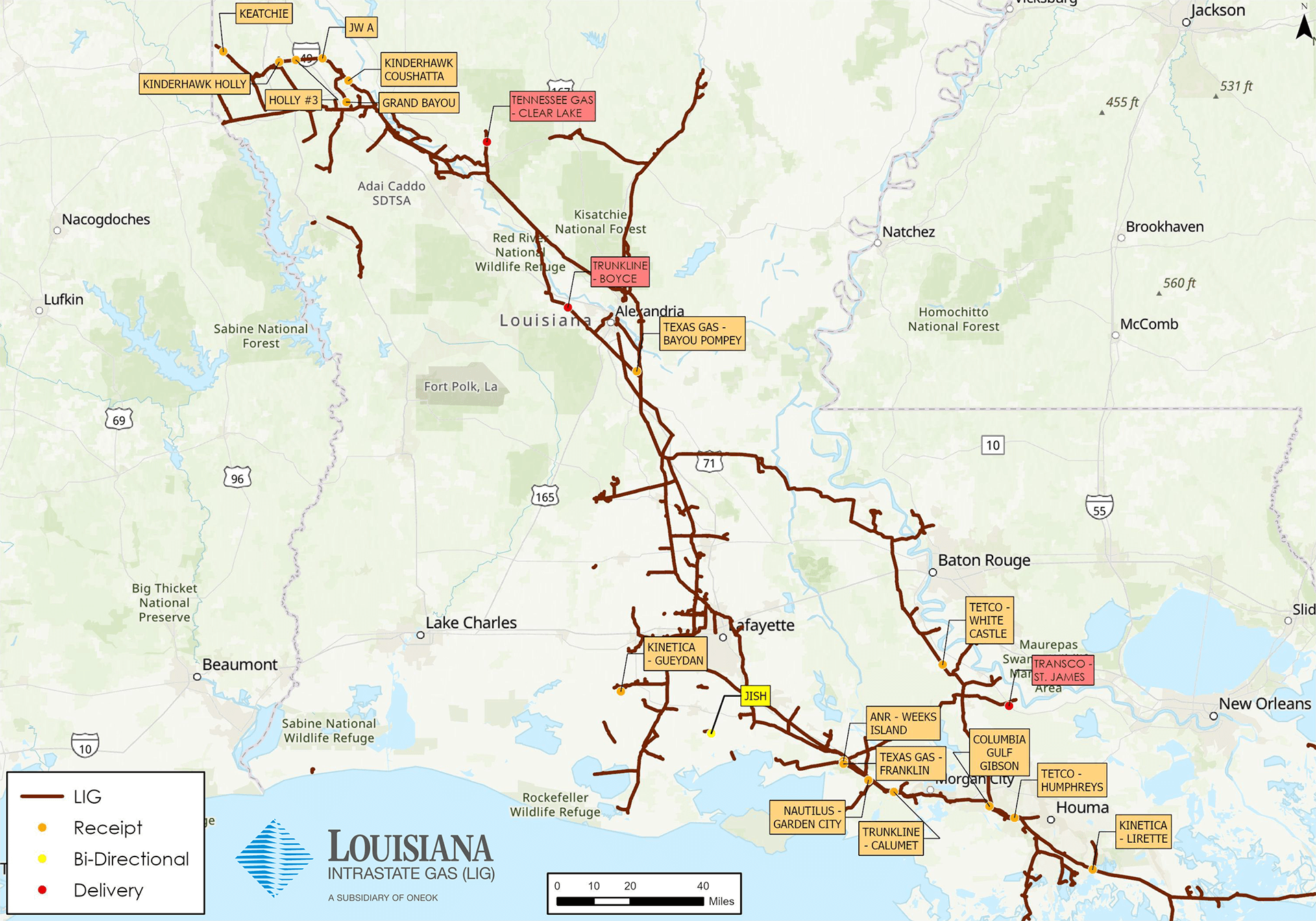LIG System Map Image