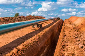 Arbuckle Pipeline construction in southern OK