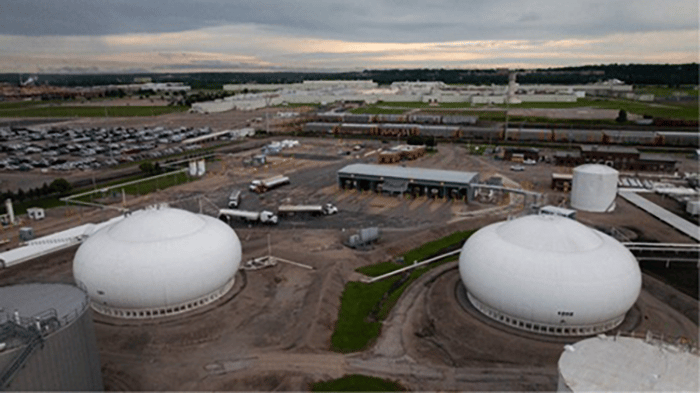 Refined products storage tanks and ancillary infrastructure at our Kansas City, Missouri