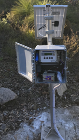 ENVIROTrack monitor station in Red Hill