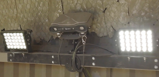 A FRAGTrack Lightweight F60 Camera and F50 Processing Unit mounted at the Drury site