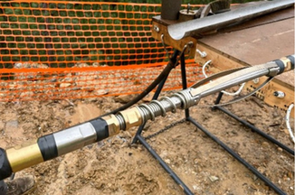 Champ Navigator2 gyro being assembled and used onsite