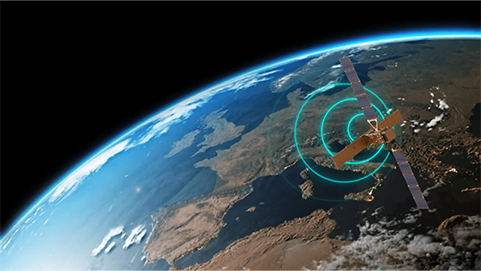 3vG Satellite Over Earth