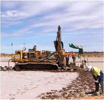 Brine resource assessment being conducted at Lake Throssell