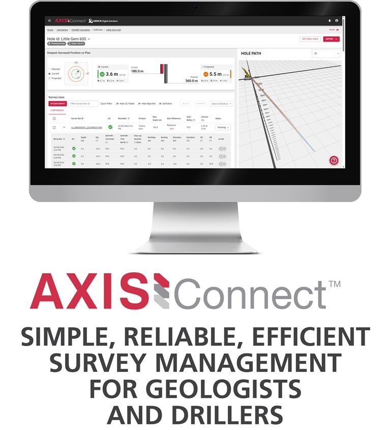 AXIS Connect™ Simple, Reliable Survey Management from any geoscience or drilling enterprise workspace