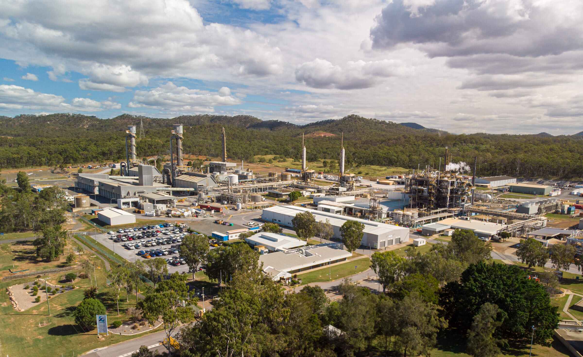 Orica Yarwun Manufacturing Plant aerial view 2