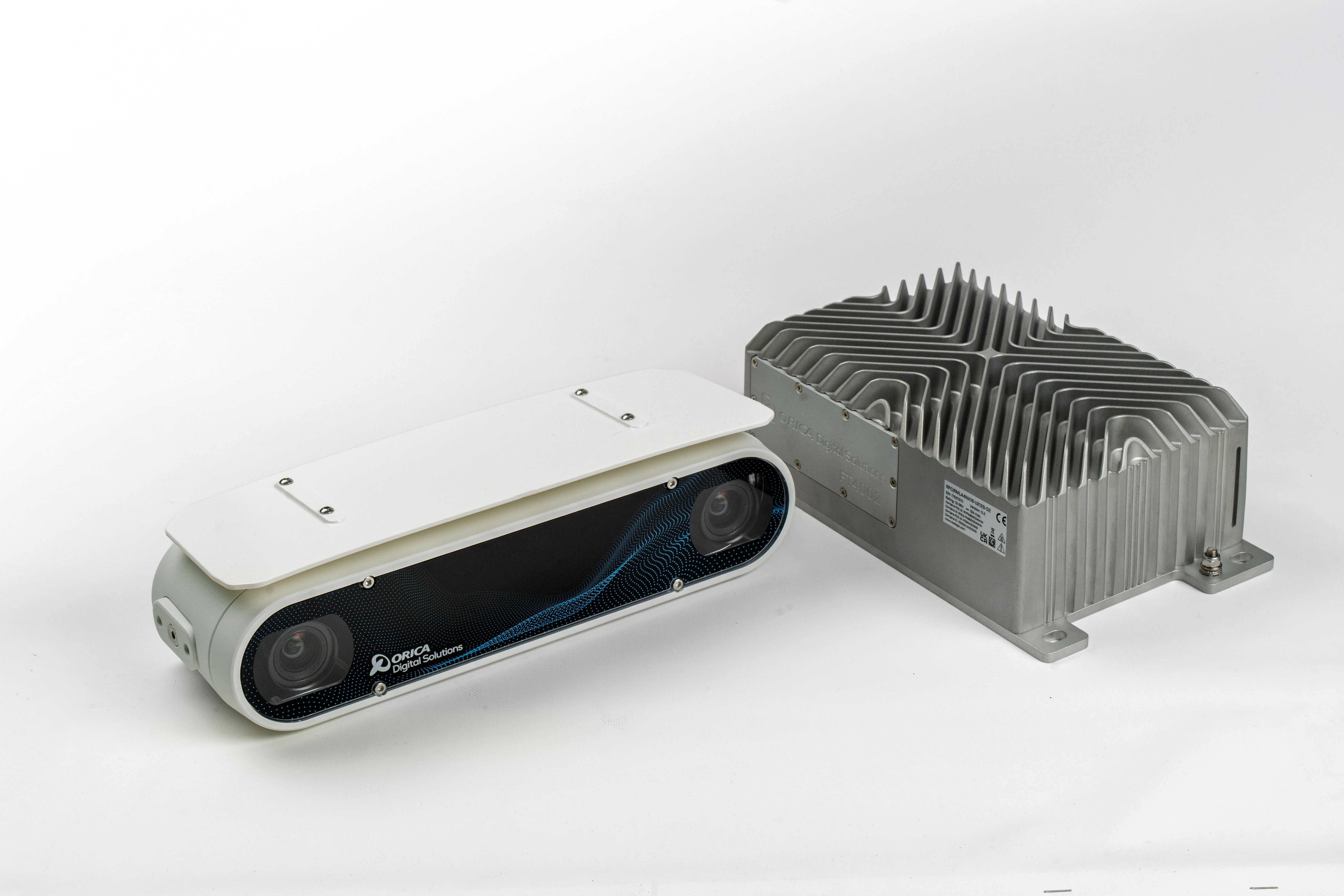 FRAGTrack Camera and Processing unit on white background