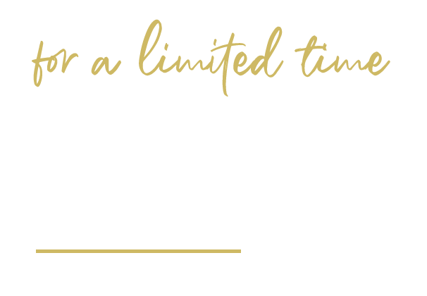 For a limited time 3-courses starting at $15.9